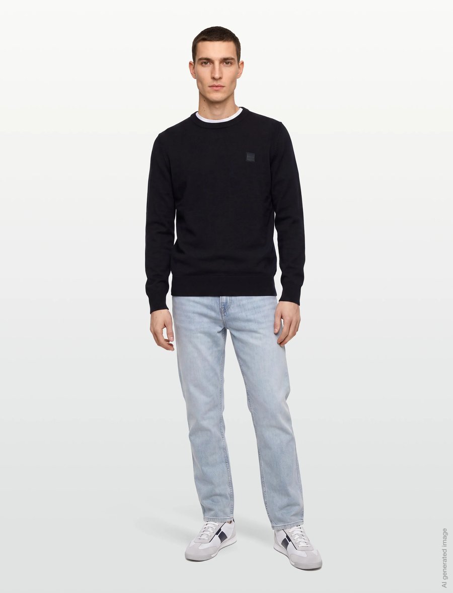 BOSS - Kanovano_S - rundhals - dark blue - 0