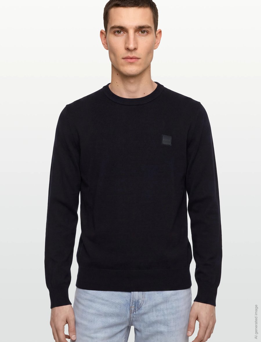 BOSS - Kanovano_S - rundhals - dark blue - 3