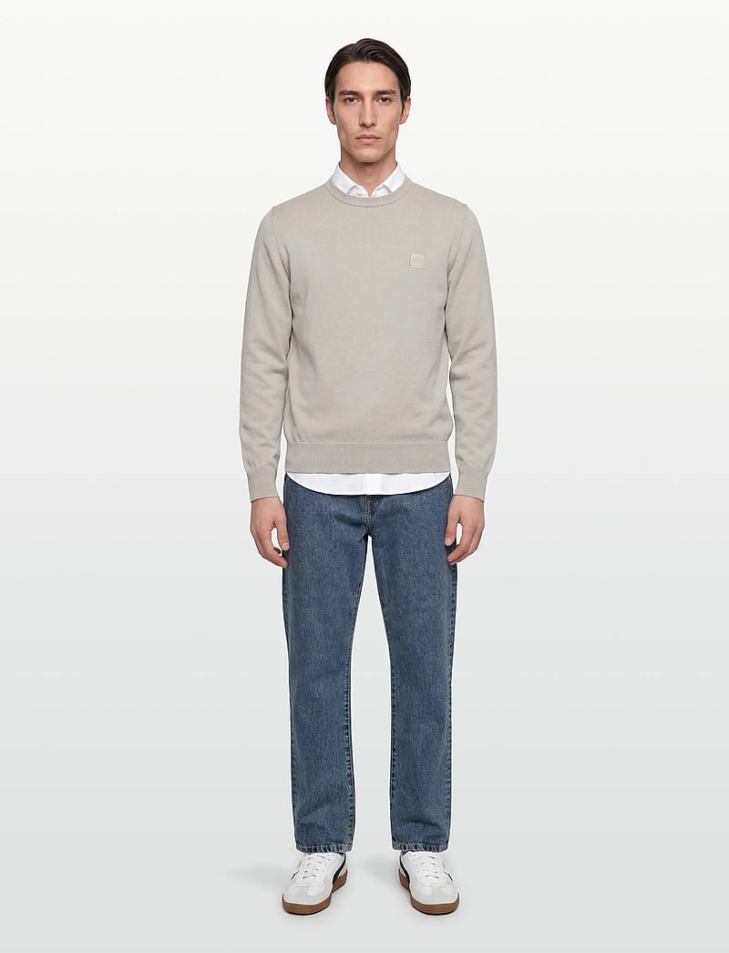 BOSS - Kanovano_S - rundhals - open grey - 0
