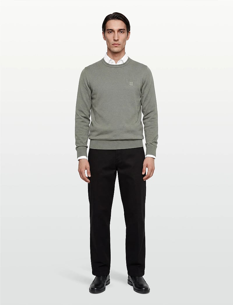 BOSS - Kanovano_S - rundhals - open grey - 0