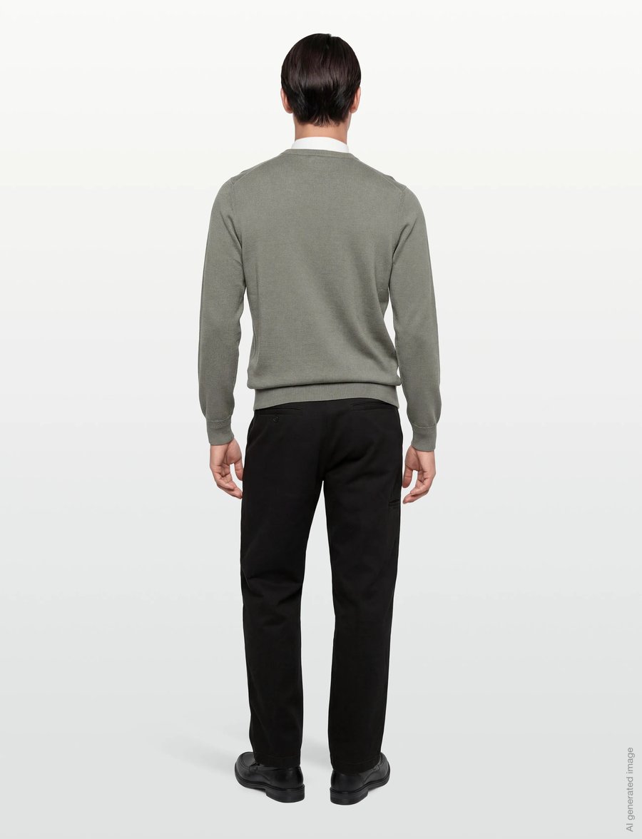 BOSS - Kanovano_S - rundhals - open grey - 4
