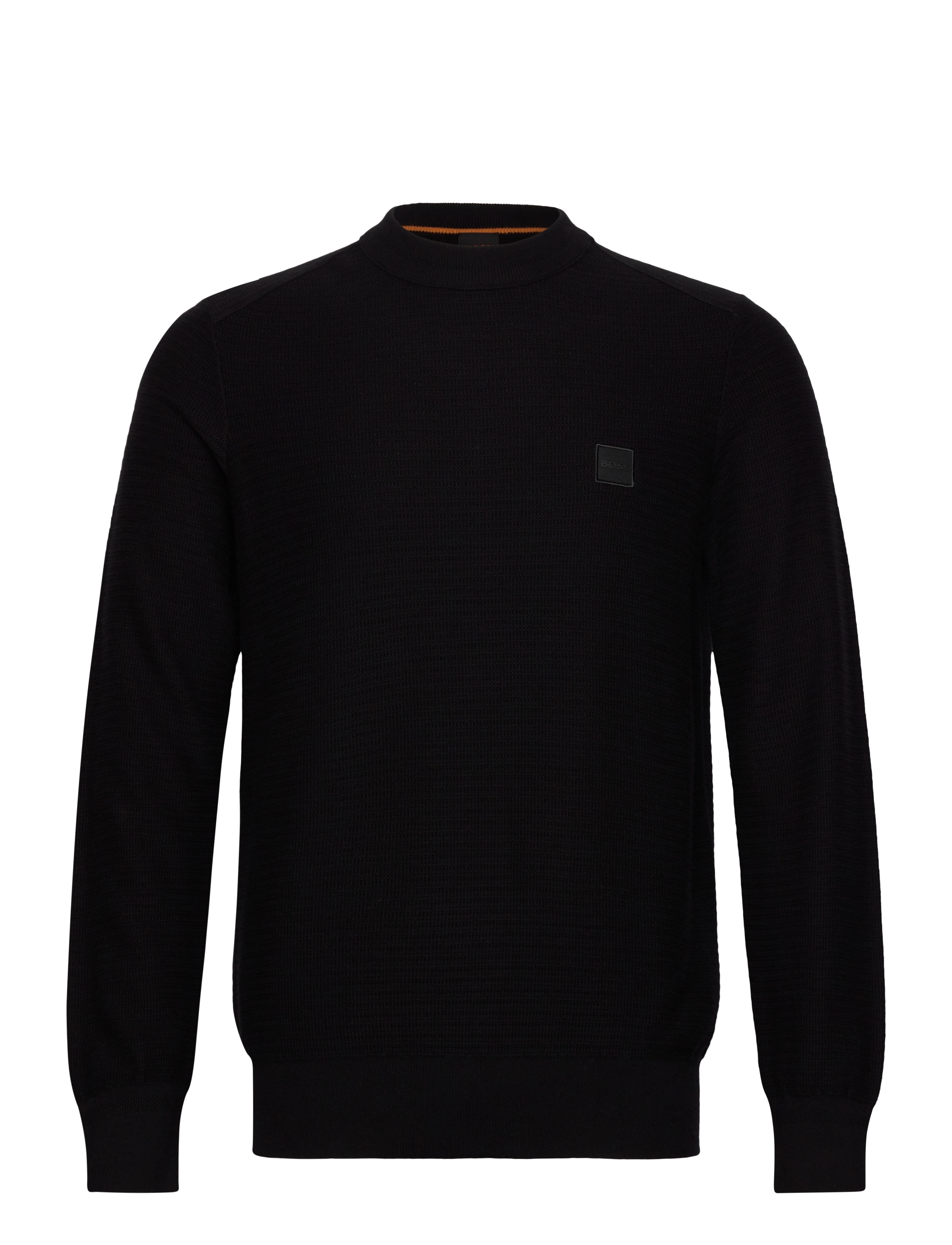 BOSS Anion_S, L, Knitwear, Schwarz - Round Necks, Männerswear