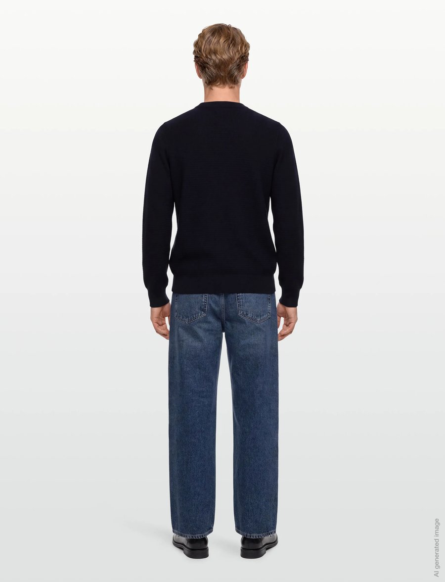 BOSS - Anion_S - rollkragenpullover - dark blue - 4