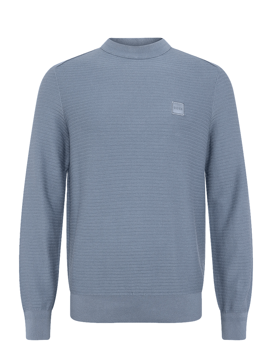 BOSS - Anion_S - rundhalsad - medium blue - 0