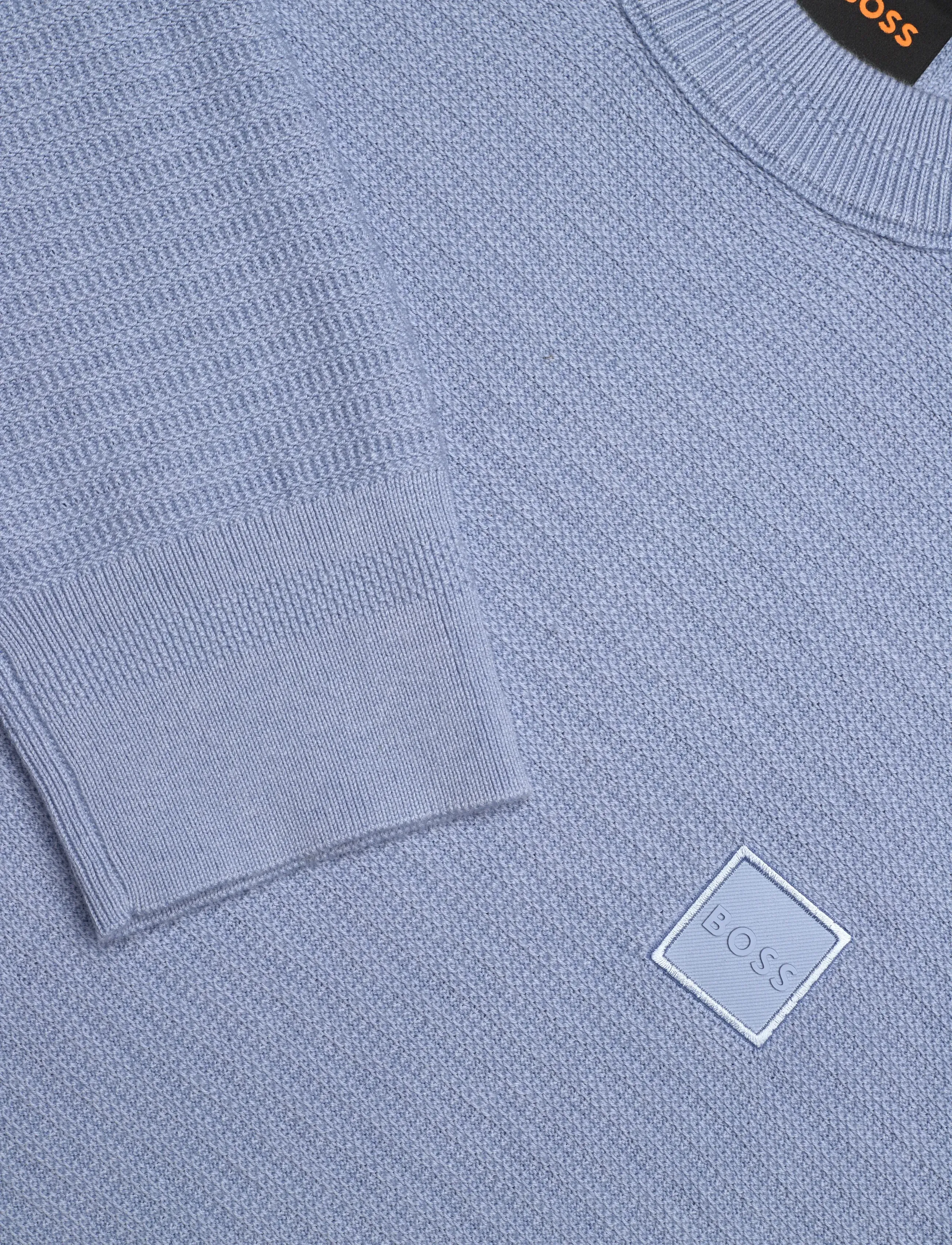 BOSS - Anion_S - basic knitwear - open blue - 2