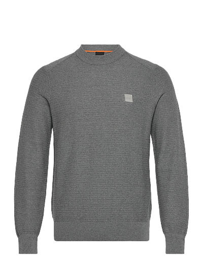 BOSS Anion_S - Round Necks - SILVER / grey