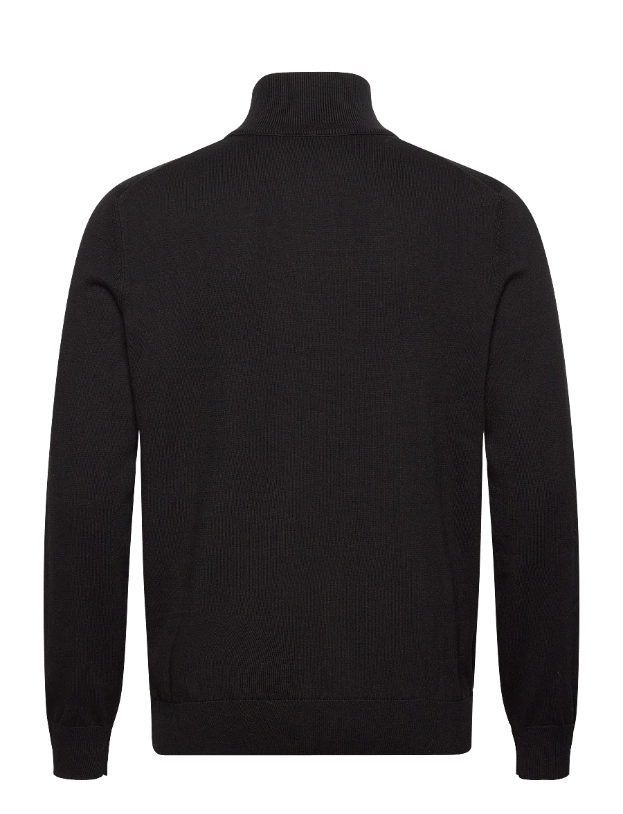 BOSS - Kanobix_S - pullover mit halbem reißverschluss - black - 1
