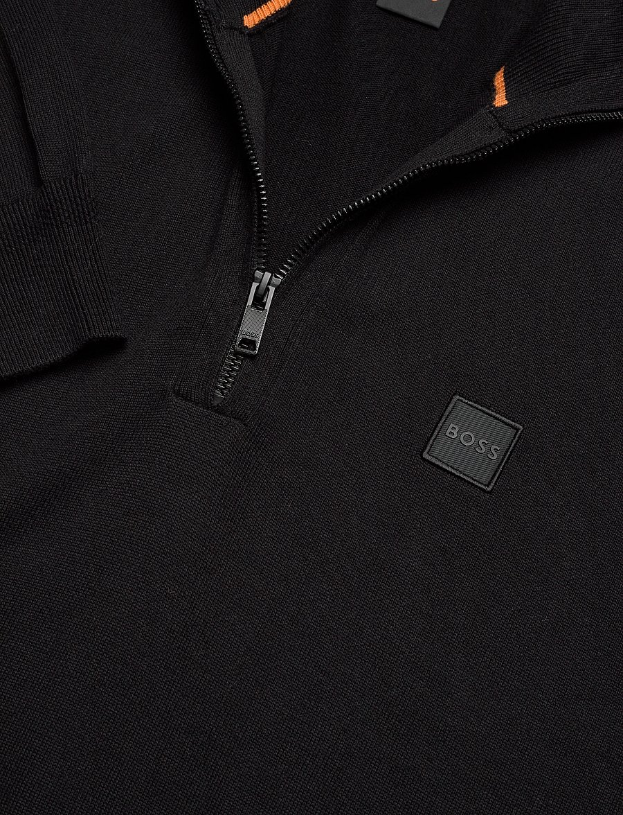 BOSS - Kanobix_S - pullover mit halbem reißverschluss - black - 2