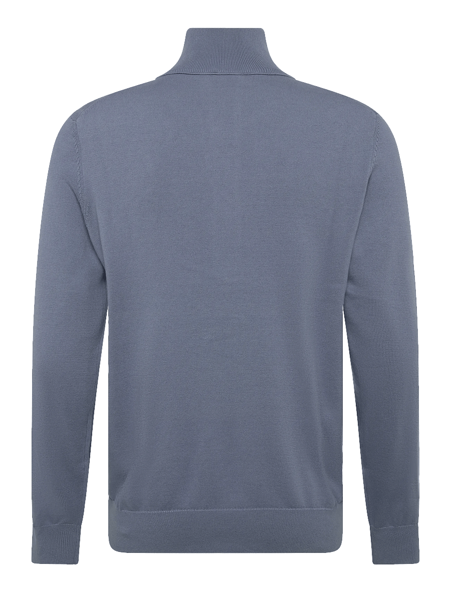 BOSS - Kanobix_S - pullover mit halbem reißverschluss - medium blue - 1