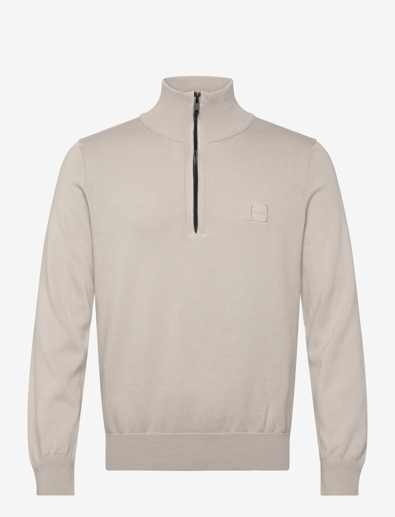 BOSS - Kanobix_S - half zip jumpers - open grey - 0