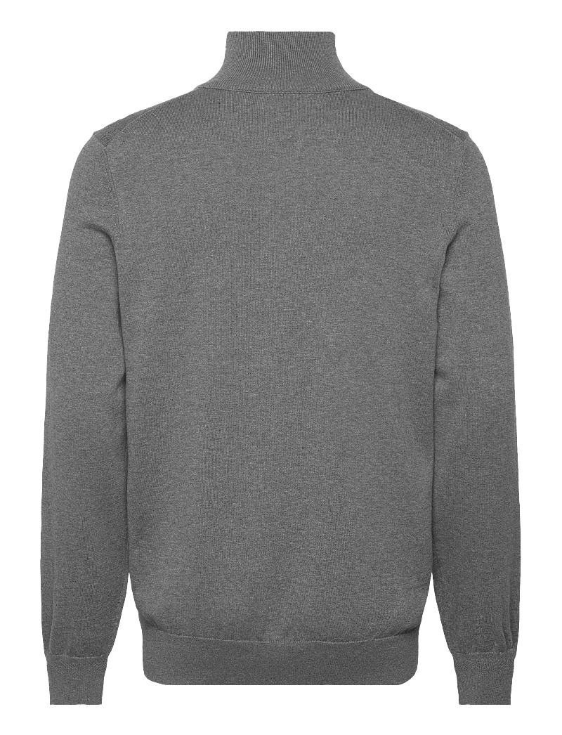 BOSS - Kanobix_S - pullover mit halbem reißverschluss - silver - 1