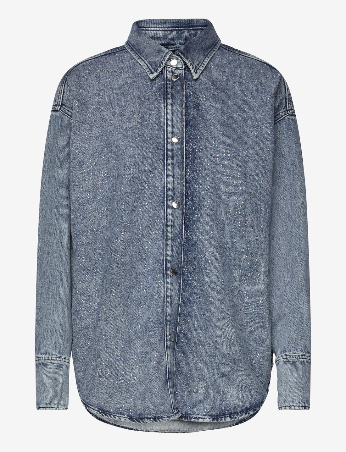 BOSS - C_DENIM SHIRT HF - jeansskjortor - dark blue - 0
