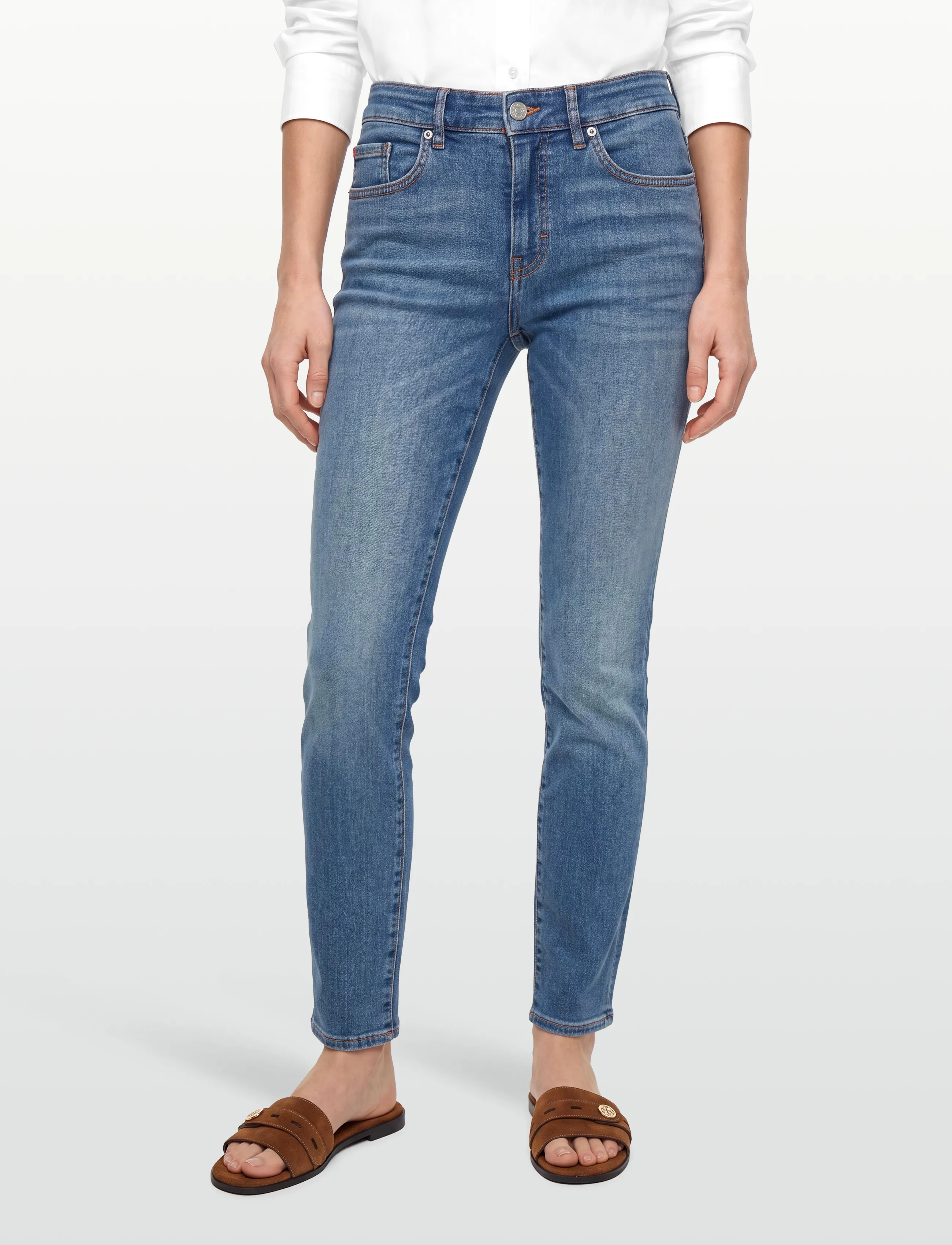 BOSS - C_JACKIE MR 4.0 - slim-fit-jeans - bright blue - 3