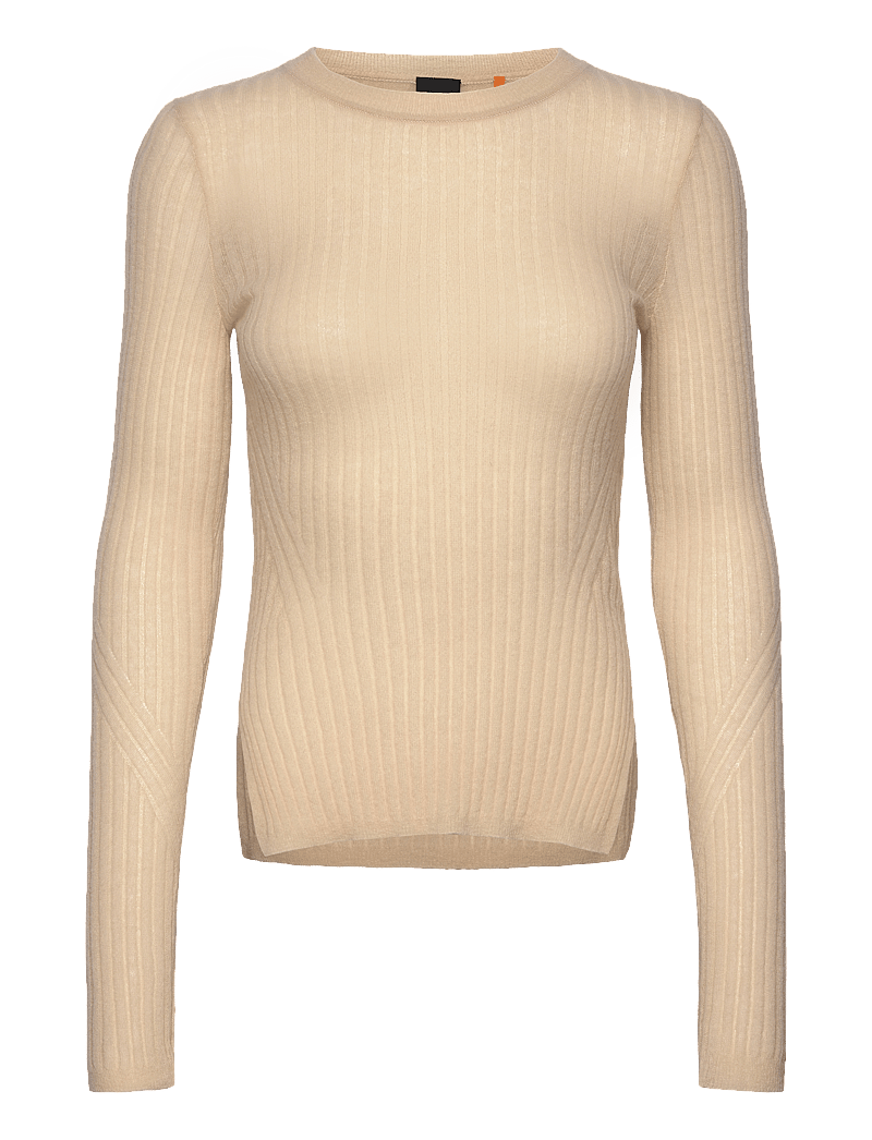 BOSS - C_Fennona - pullover - open beige - 0