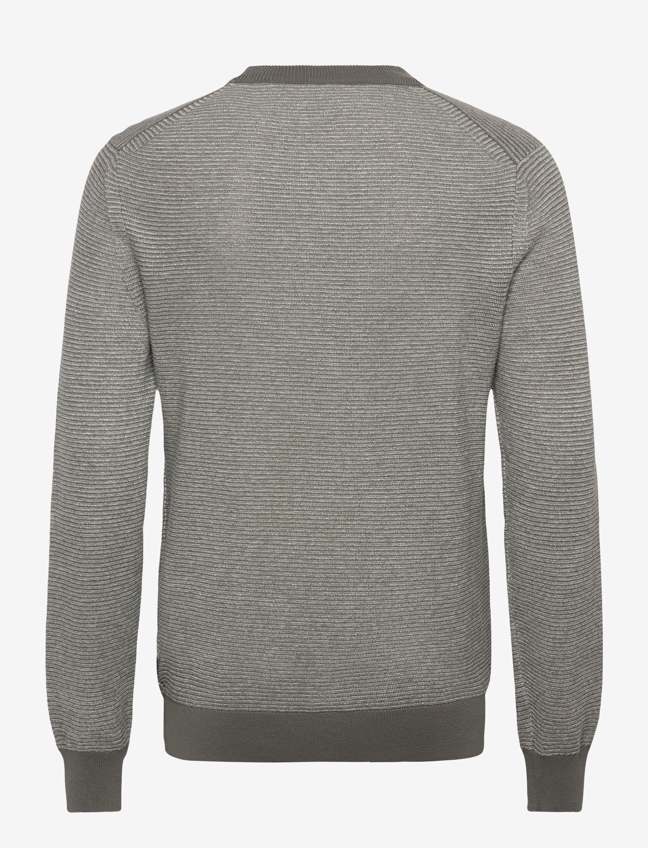 BOSS - Aspoki - basic-strickmode - open grey - 1
