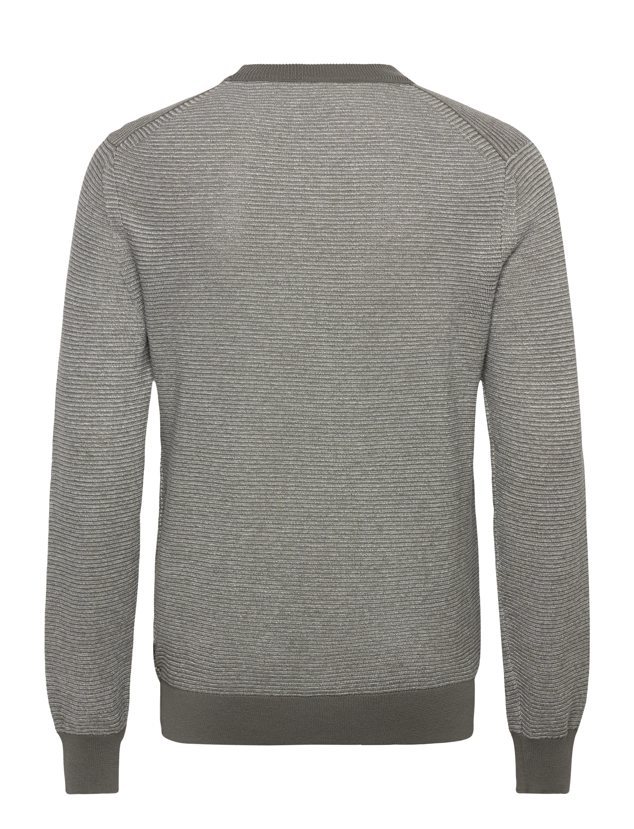BOSS - Aspoki - ronde hals - open grey - 2