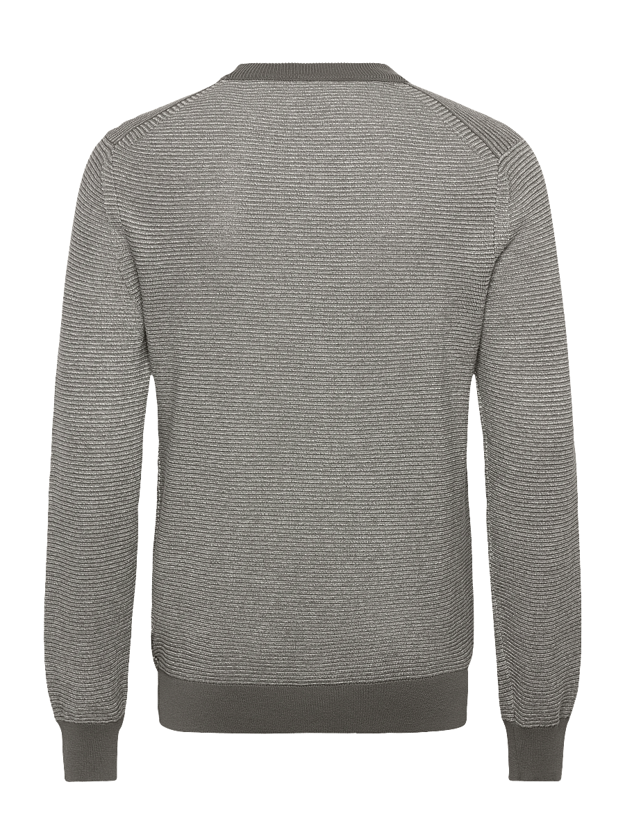 BOSS - Aspoki - Ümara kaelusega - open grey - 2