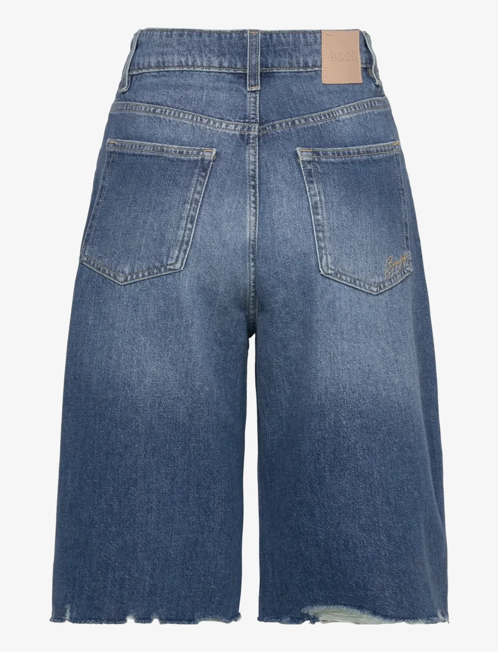 BOSS - C_DENIM JORTS - jeansshorts - bright blue - 1