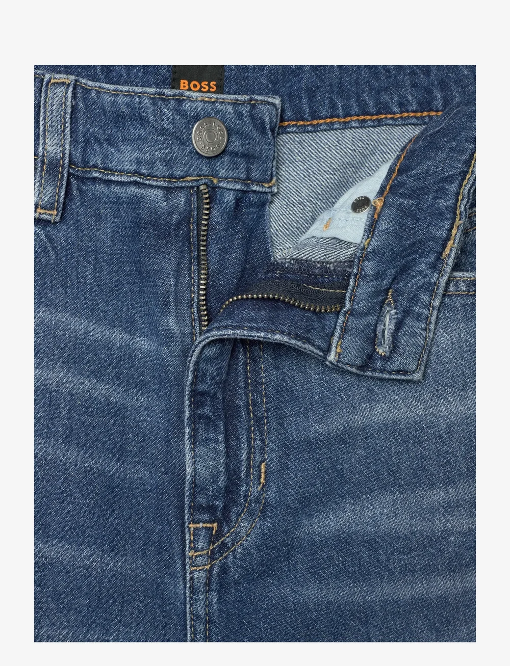BOSS - C_DENIM JORTS - jeansshorts - bright blue - 3