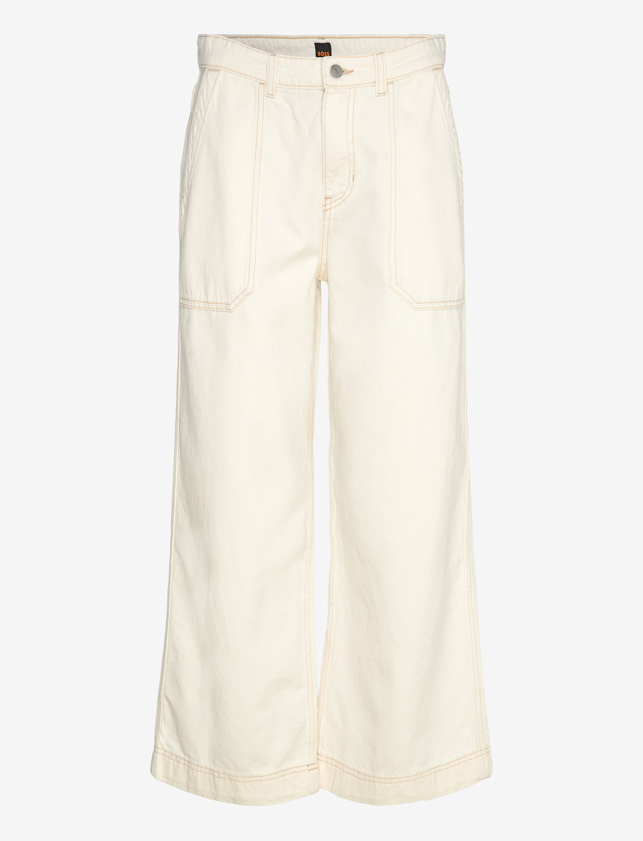 BOSS - C_MARLENE HR C PP - brede jeans - natural - 0