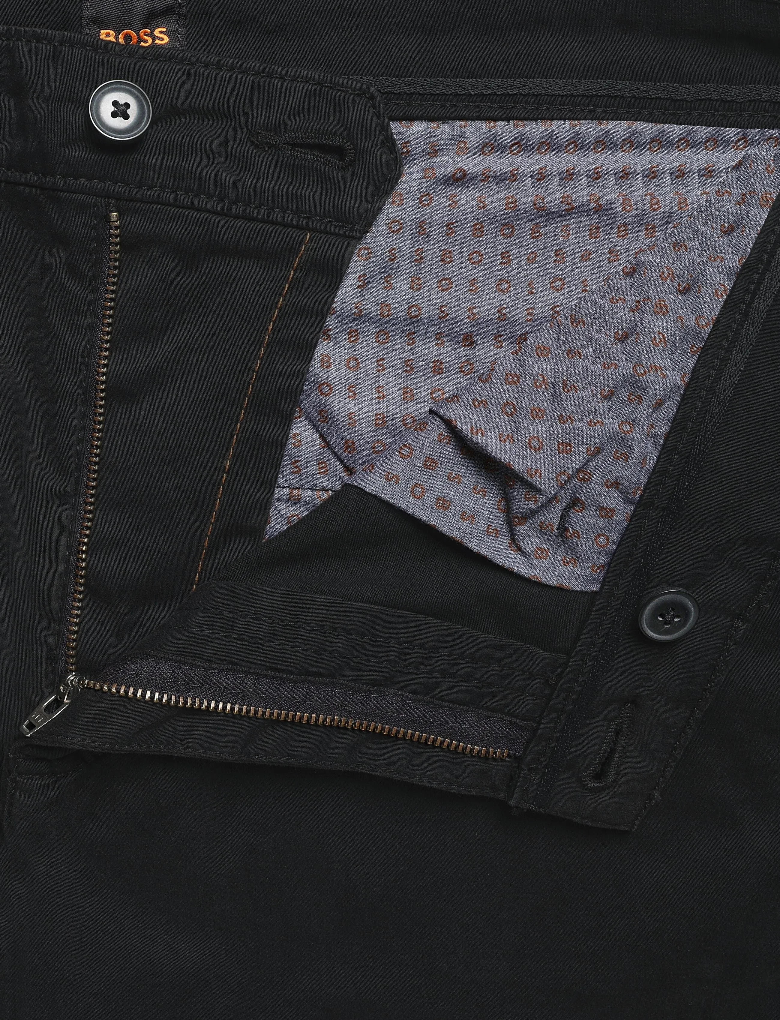 BOSS - Chino-Regular-1 - chino-püksid - black - 3