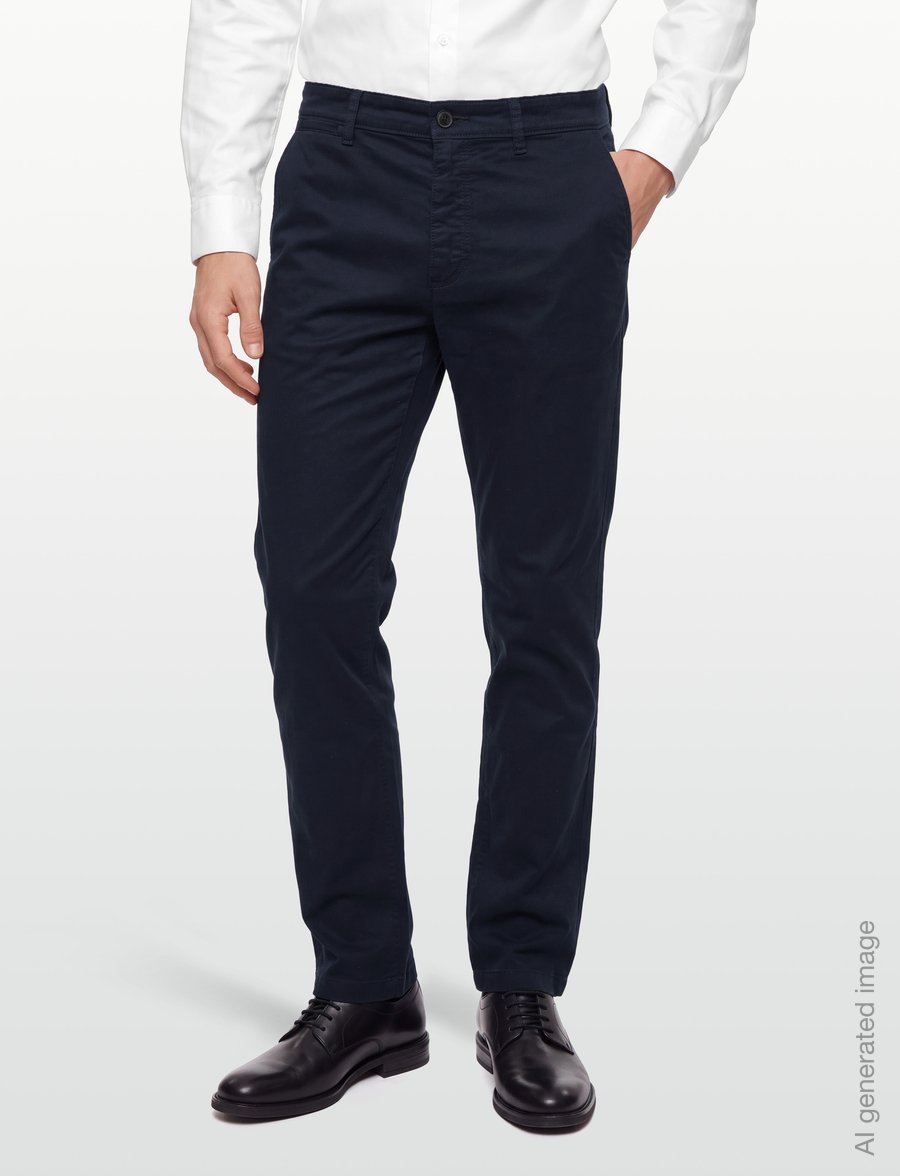 BOSS - Chino-Regular-1 - chino bikses - dark blue - 3