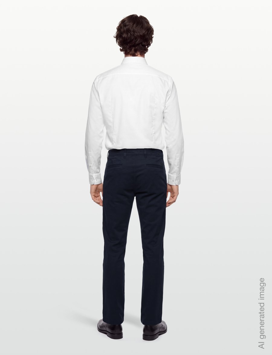 BOSS - Chino-Regular-1 - chino-püksid - dark blue - 4