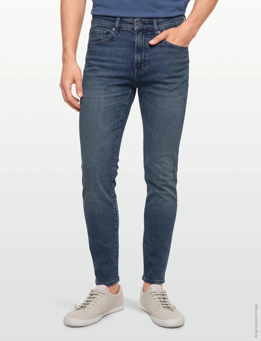 BOSS - ONYX BO - slim-fit jeans - medium blue - 3