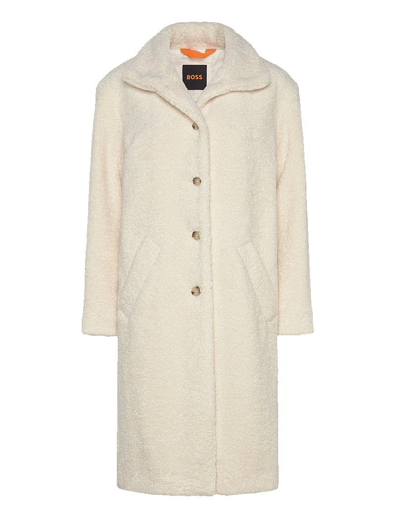 BOSS - C_Caylina - fuskpäls - open white - 0