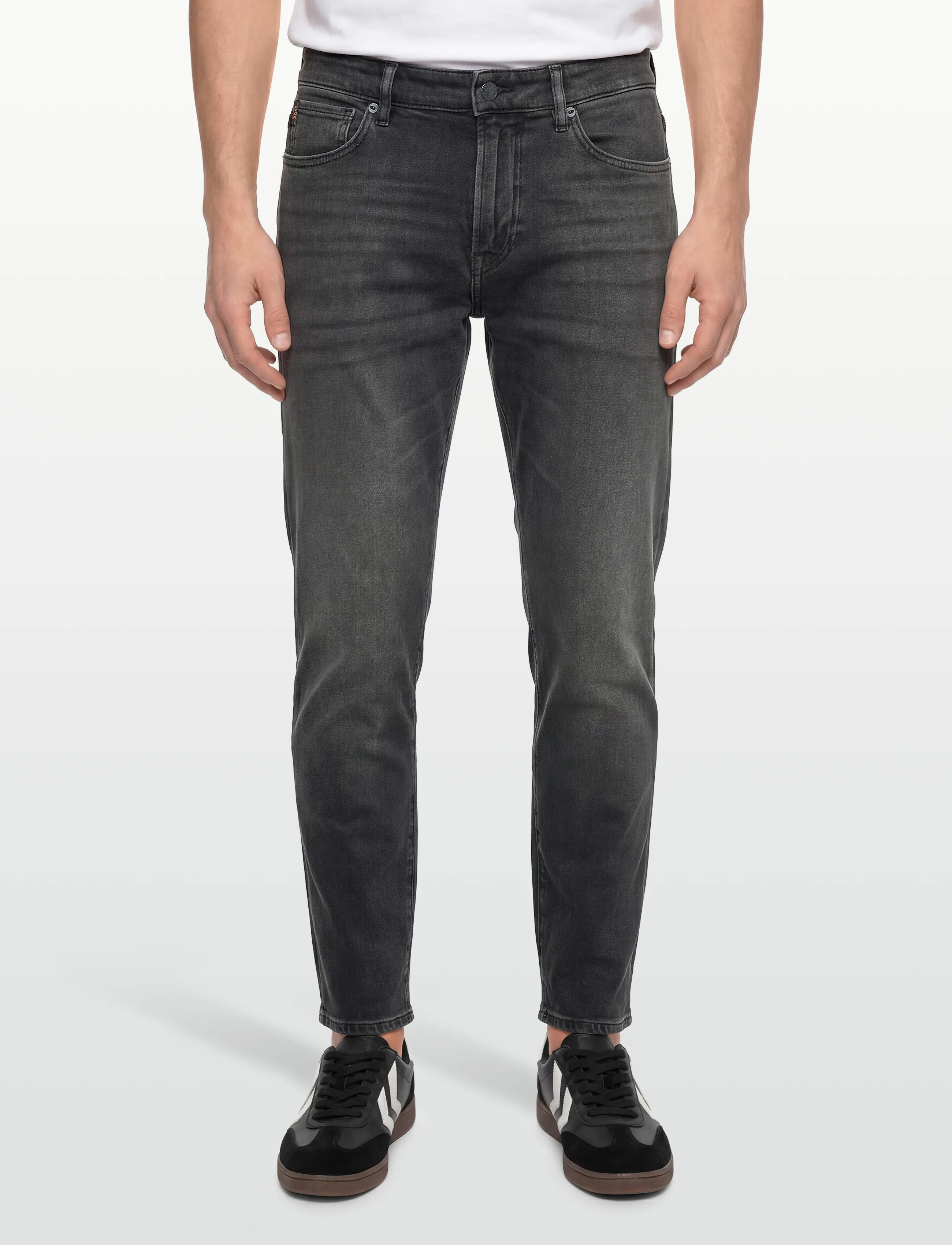BOSS - ONYX BO - tapered jeans - black - 3