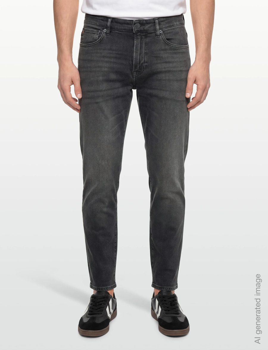 BOSS - ONYX BO - tapered jeans - black - 3