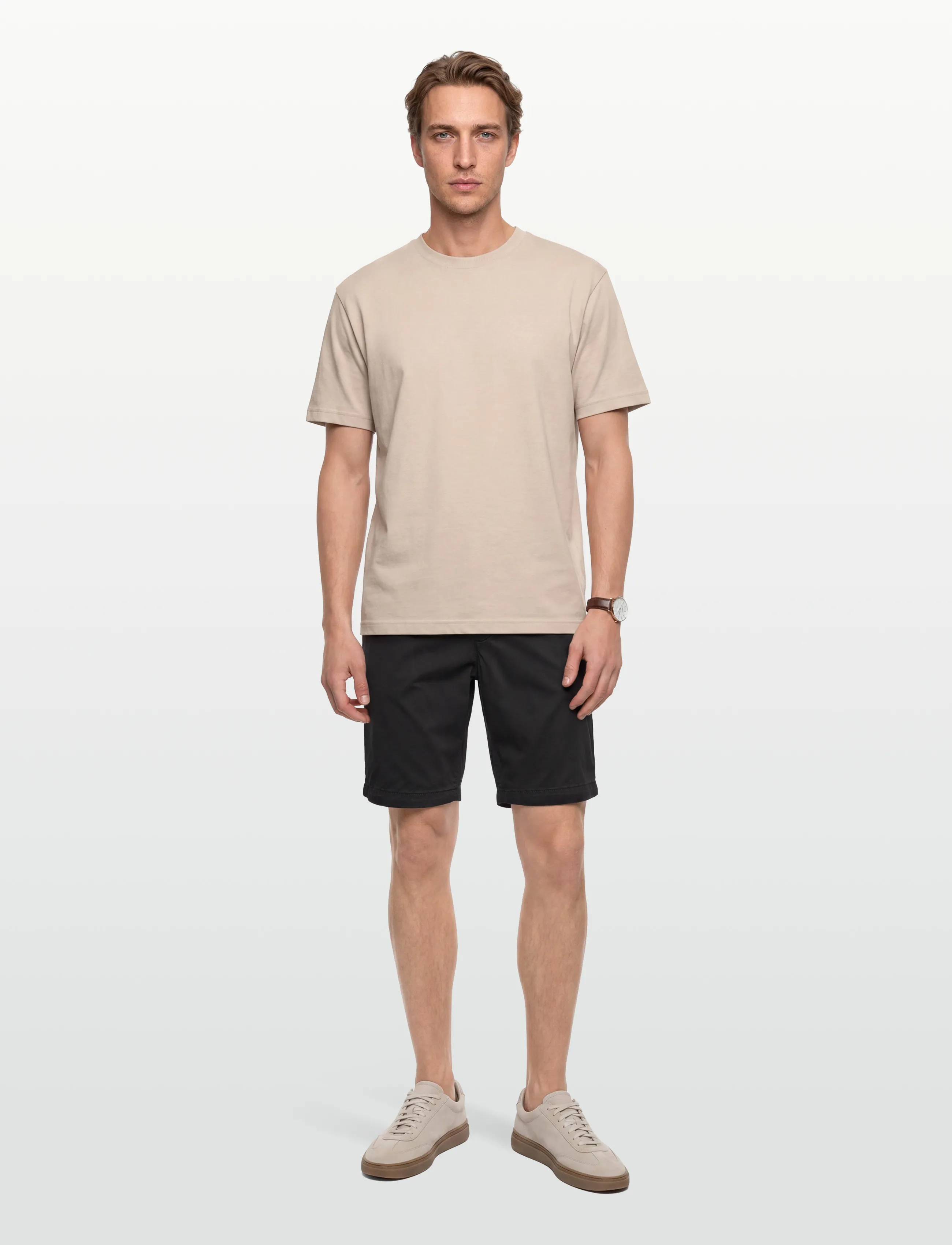 BOSS Chino-Slim-Shorts, 32, Shorts, Schwarz - Chinos Männerswear