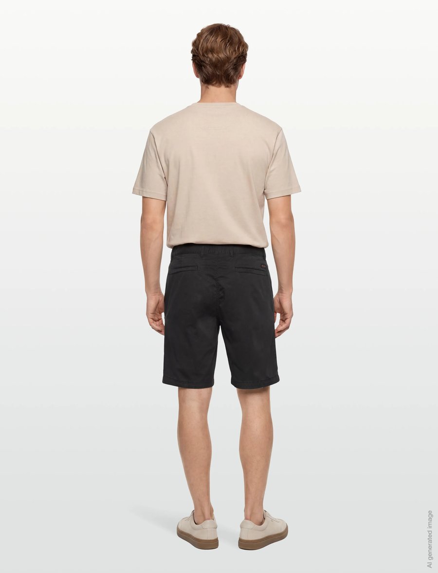 BOSS - Chino-slim-Shorts - freizeitshorts - black - 4