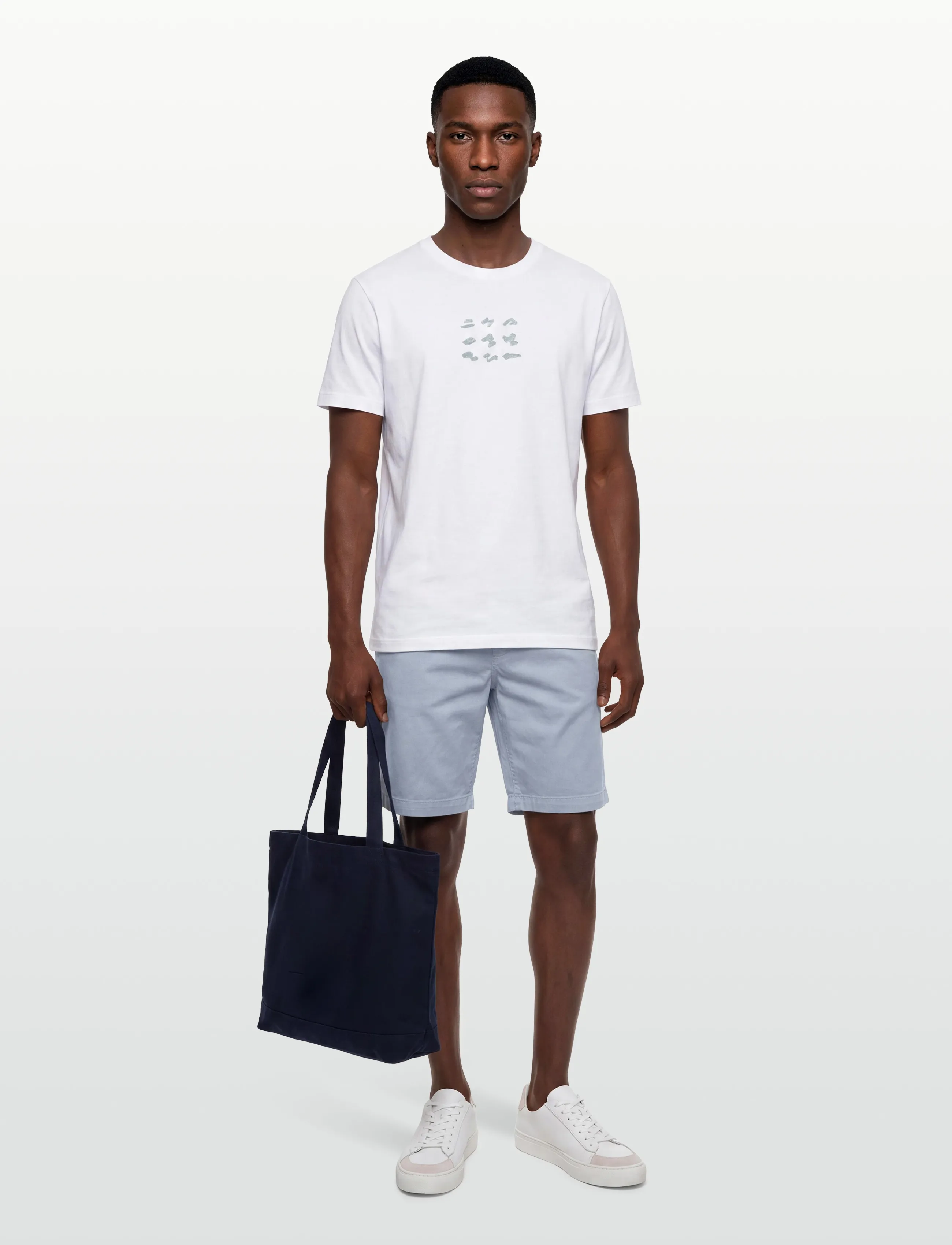 BOSS Chino-Slim-Shorts, 32, Shorts, Blau - Chinos Männerswear