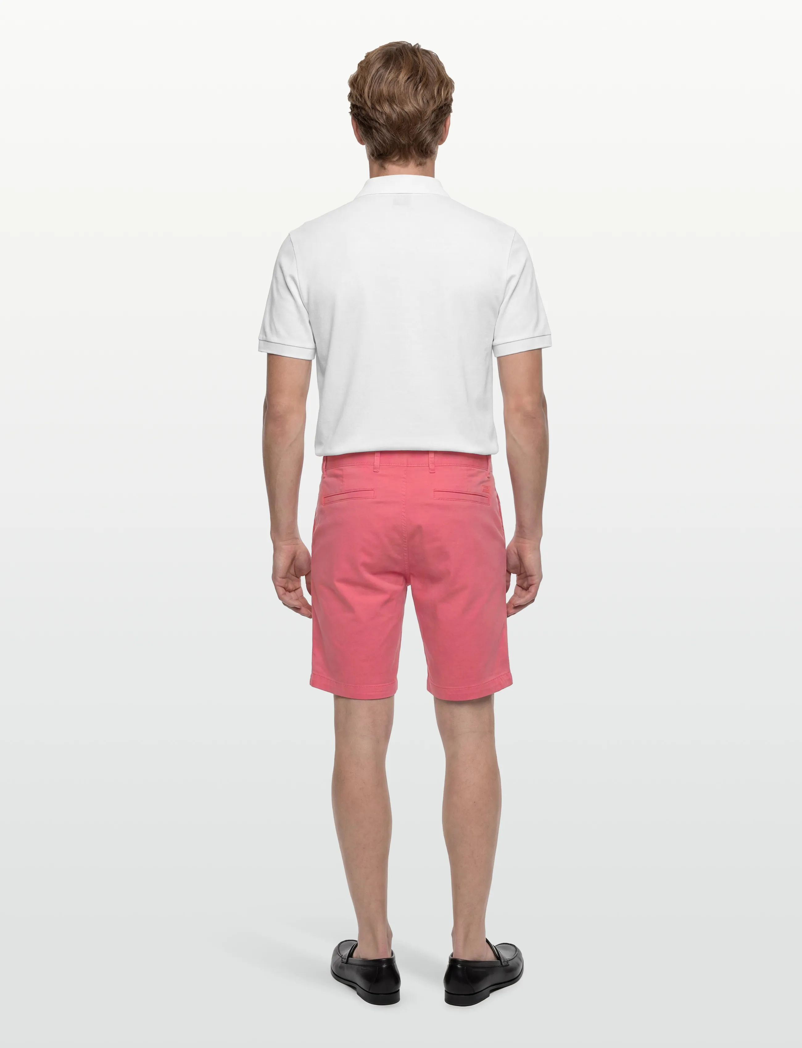 BOSS - Chino-slim-Shorts - casual shorts - light/pastel red - 4