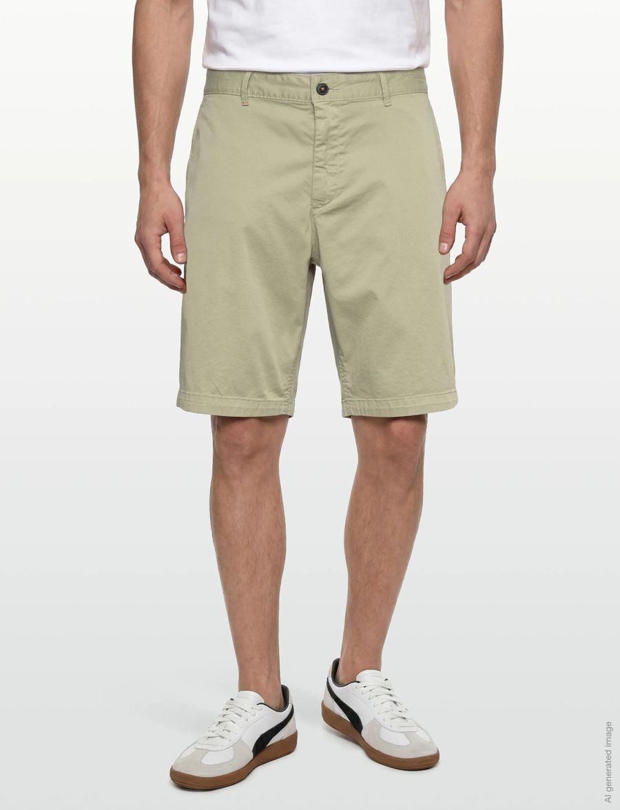 BOSS - Chino-slim-Shorts - casual shorts - open green - 3