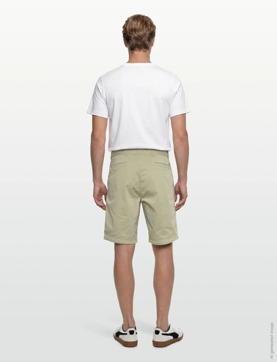 BOSS - Chino-slim-Shorts - casual shorts - open green - 4