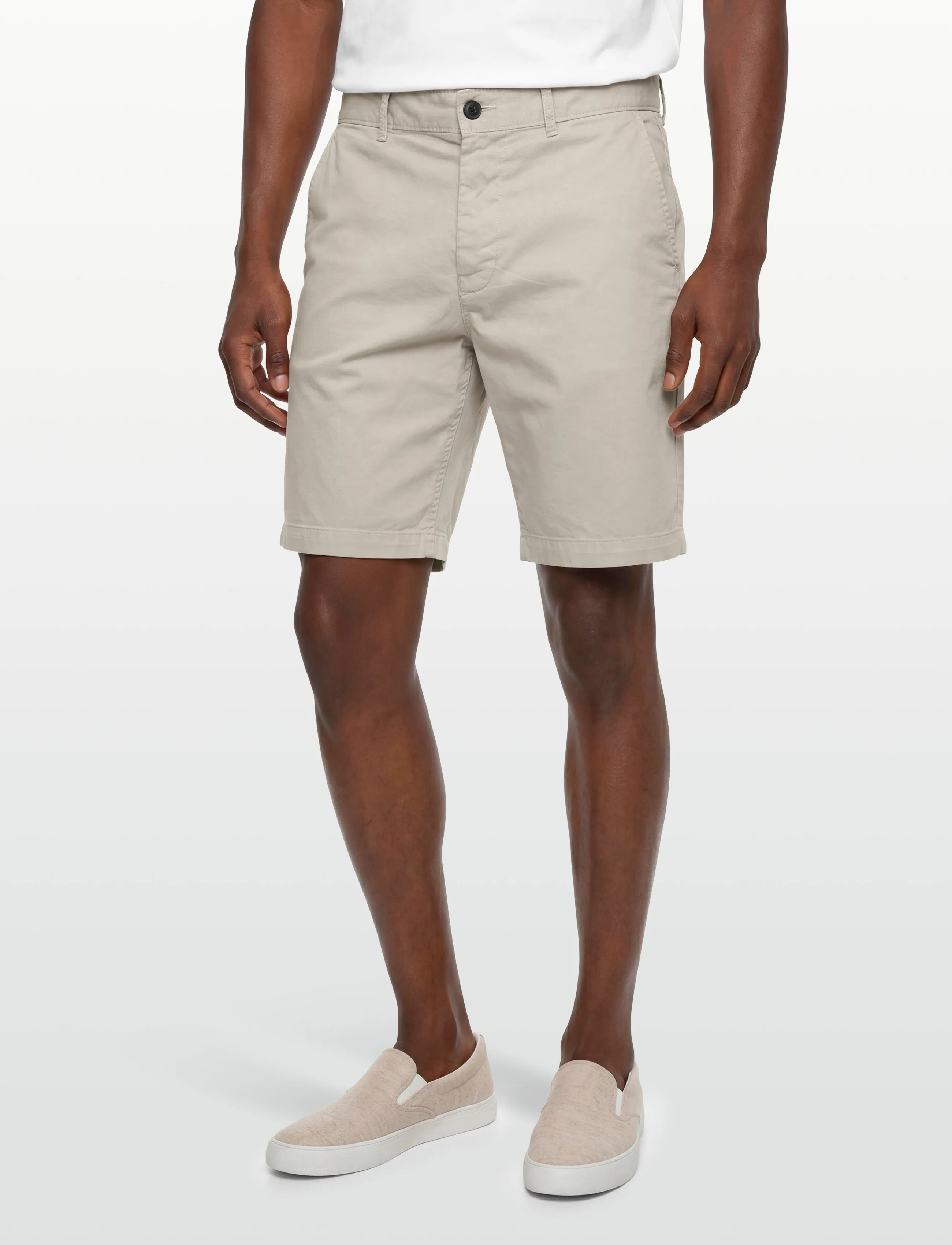 BOSS - Chino-slim-Shorts - chinos shorts - open grey - 3