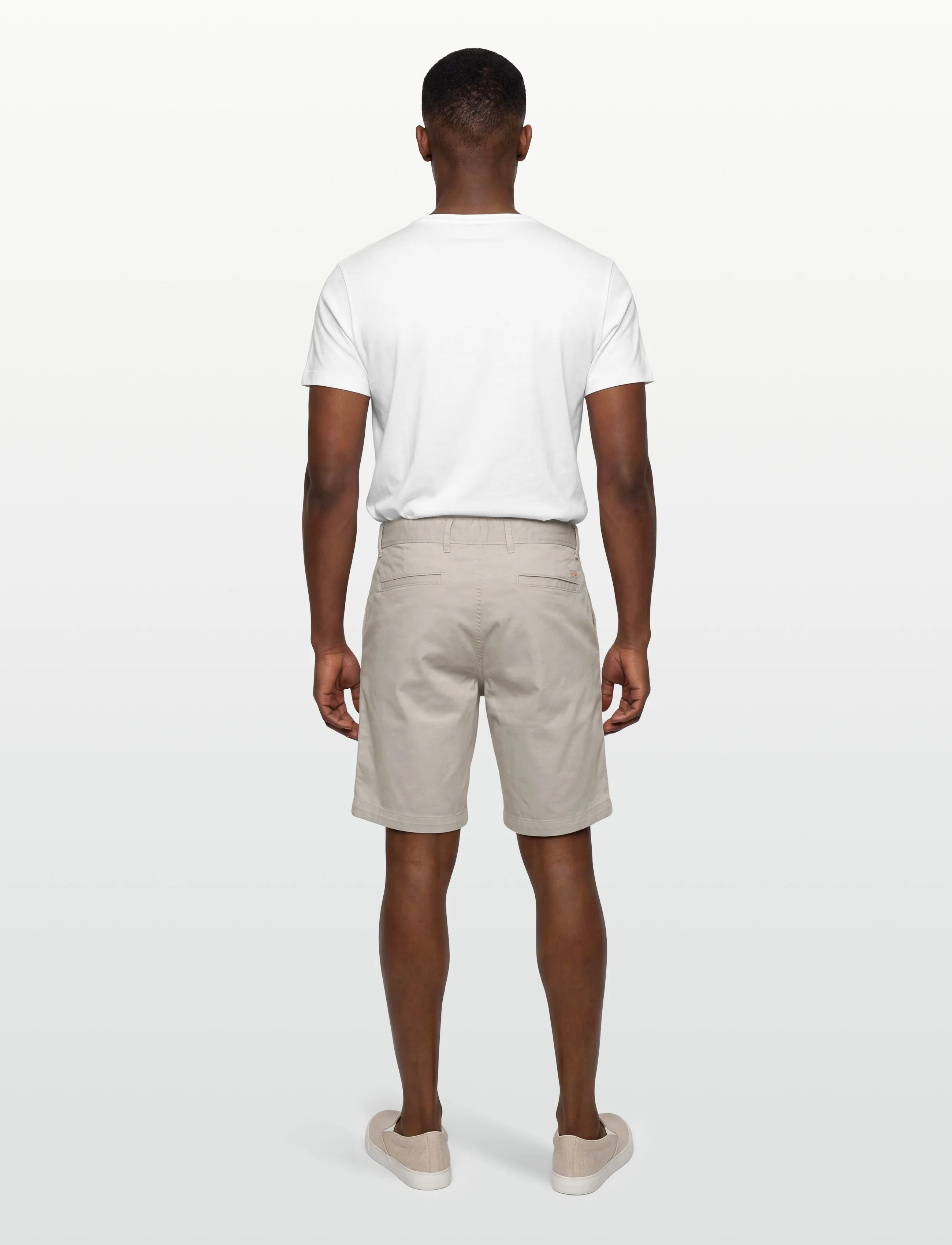 BOSS - Chino-slim-Shorts - chinos shorts - open grey - 4