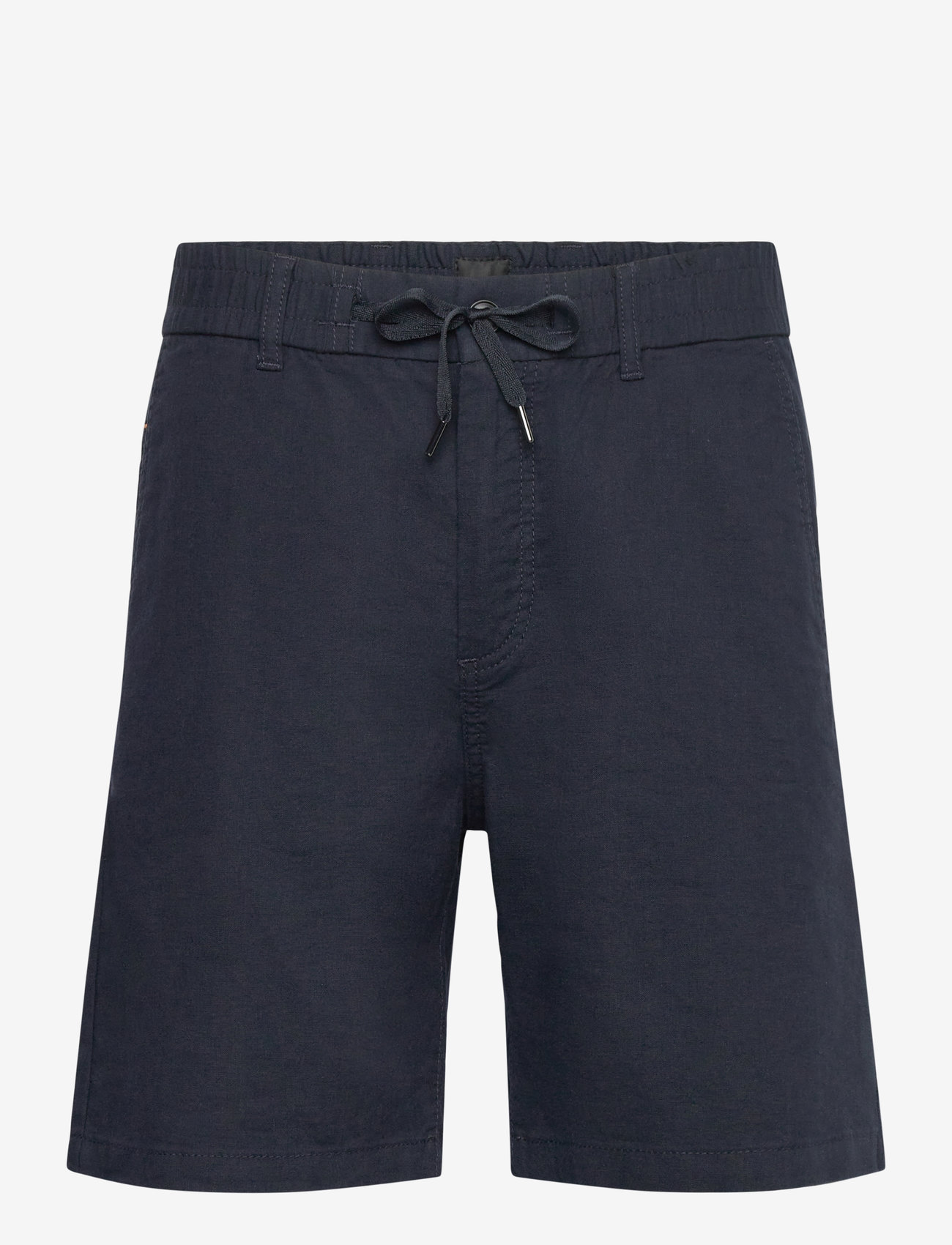 BOSS - Chino-Tapered-DS-2-S - linen shorts - dark blue - 0