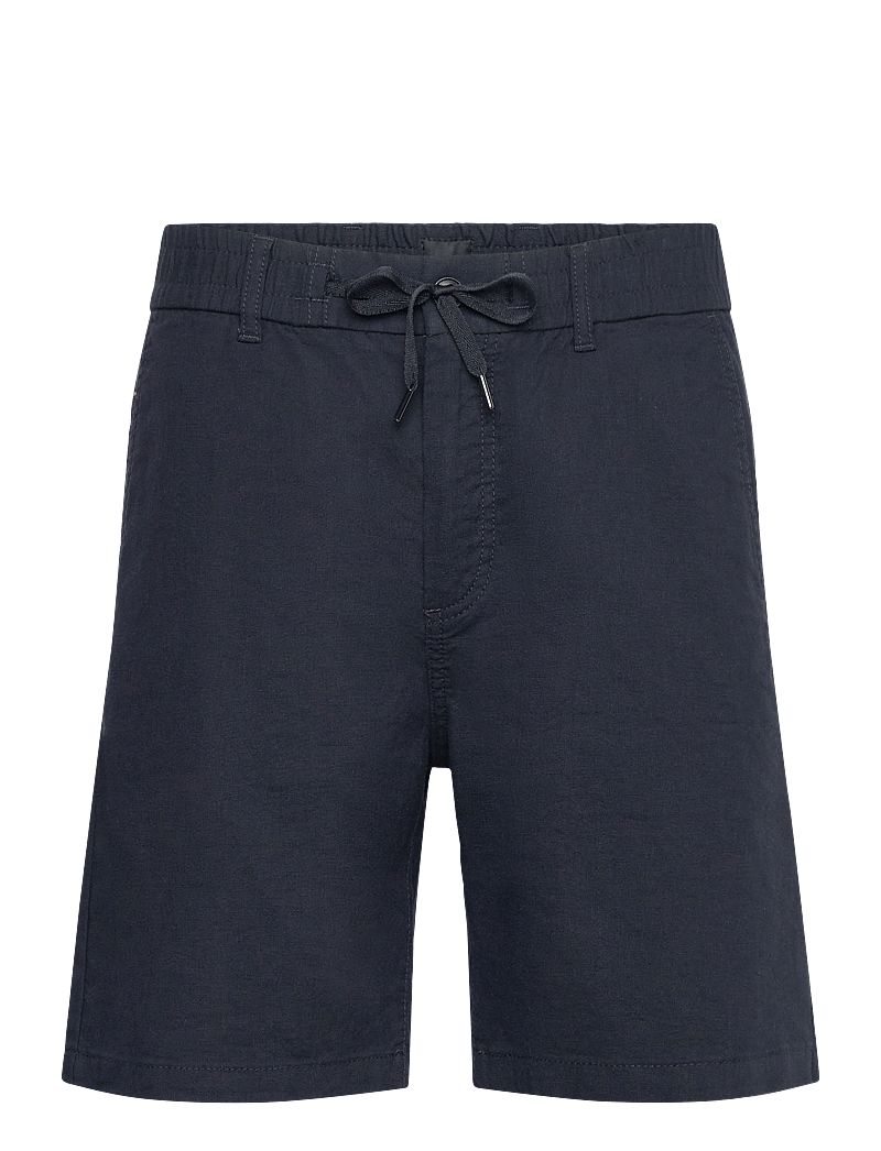 BOSS - Chino-Tapered-DS-2-S - hørshorts - dark blue - 0