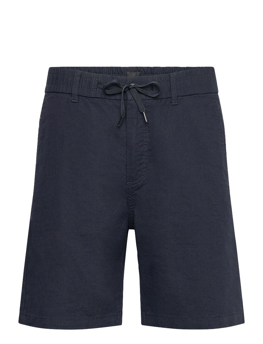 BOSS - Chino-Tapered-DS-2-S - leinen-shorts - dark blue - 0