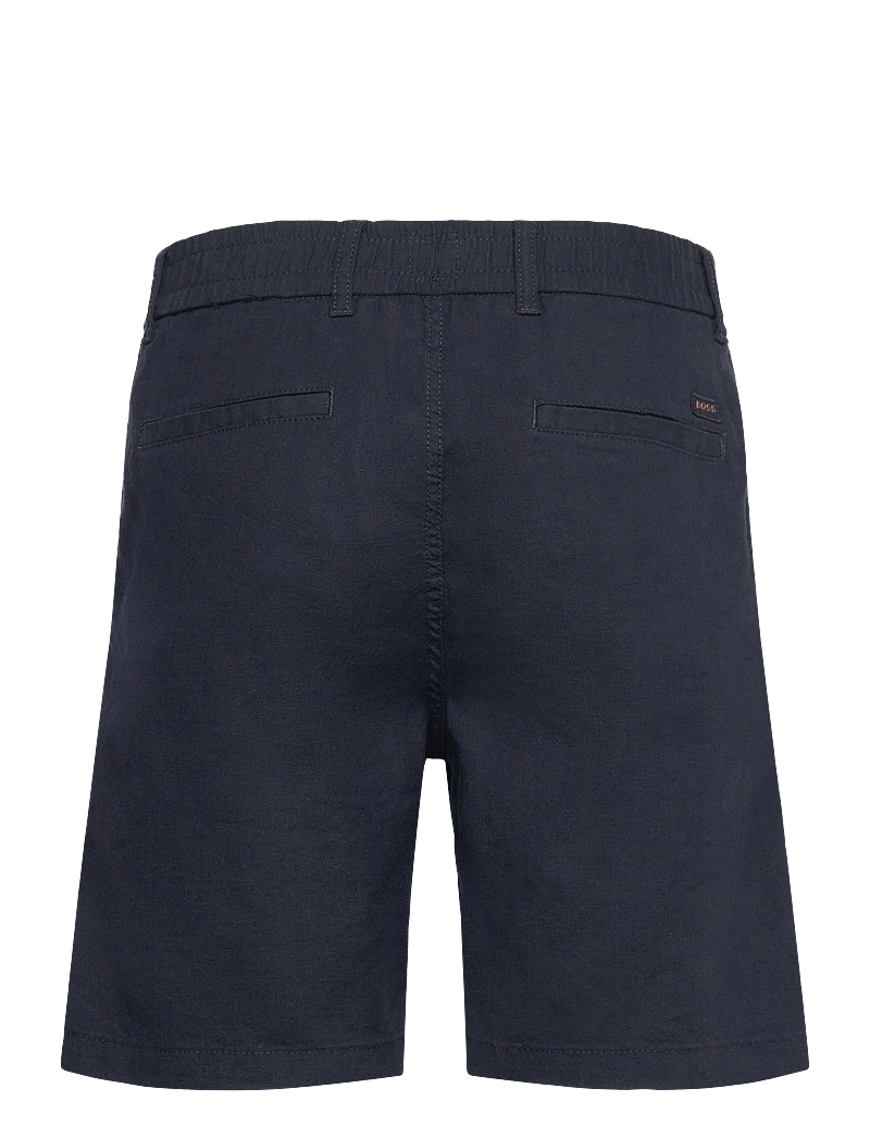 BOSS - Chino-Tapered-DS-2-S - hørshorts - dark blue - 1