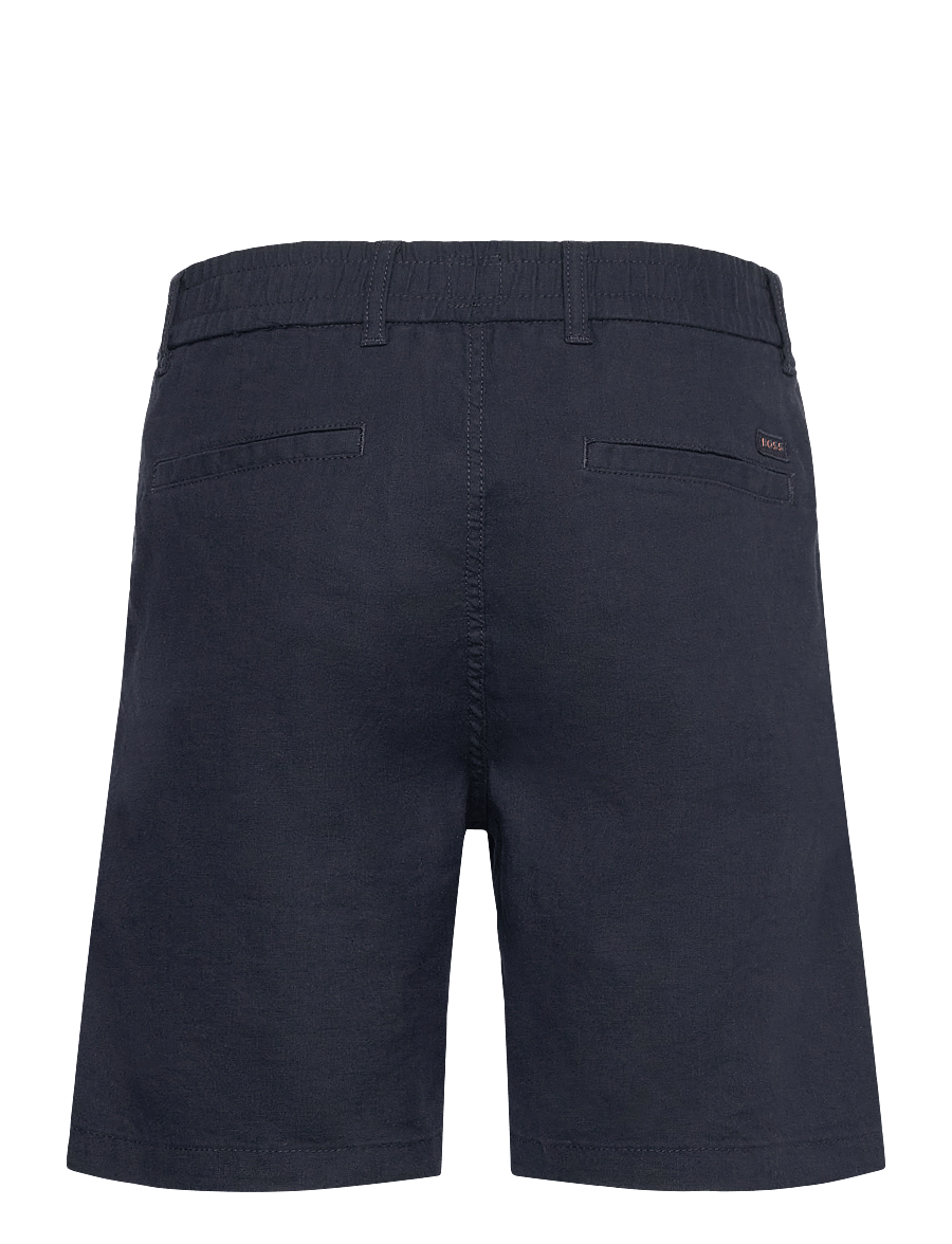 BOSS - Chino-Tapered-DS-2-S - leinen-shorts - dark blue - 1