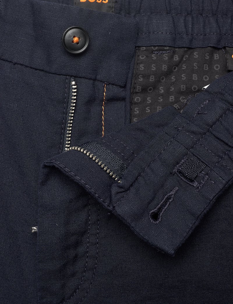 BOSS - Chino-Tapered-DS-2-S - hørshorts - dark blue - 3