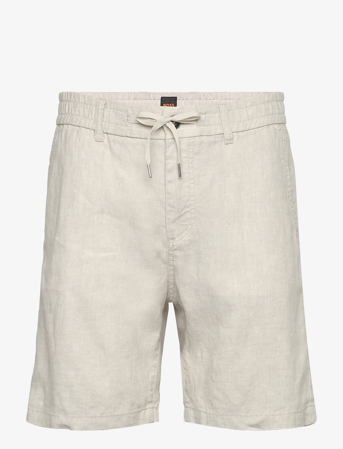 BOSS - Chino-Tapered-DS-2-S - hørshorts - light beige - 0