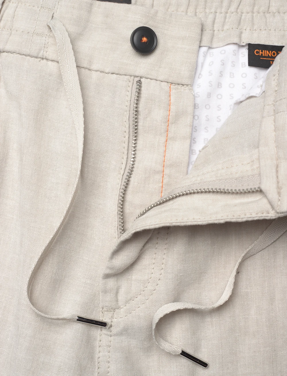 BOSS - Chino-Tapered-DS-2-S - shorts en lin - light beige - 3