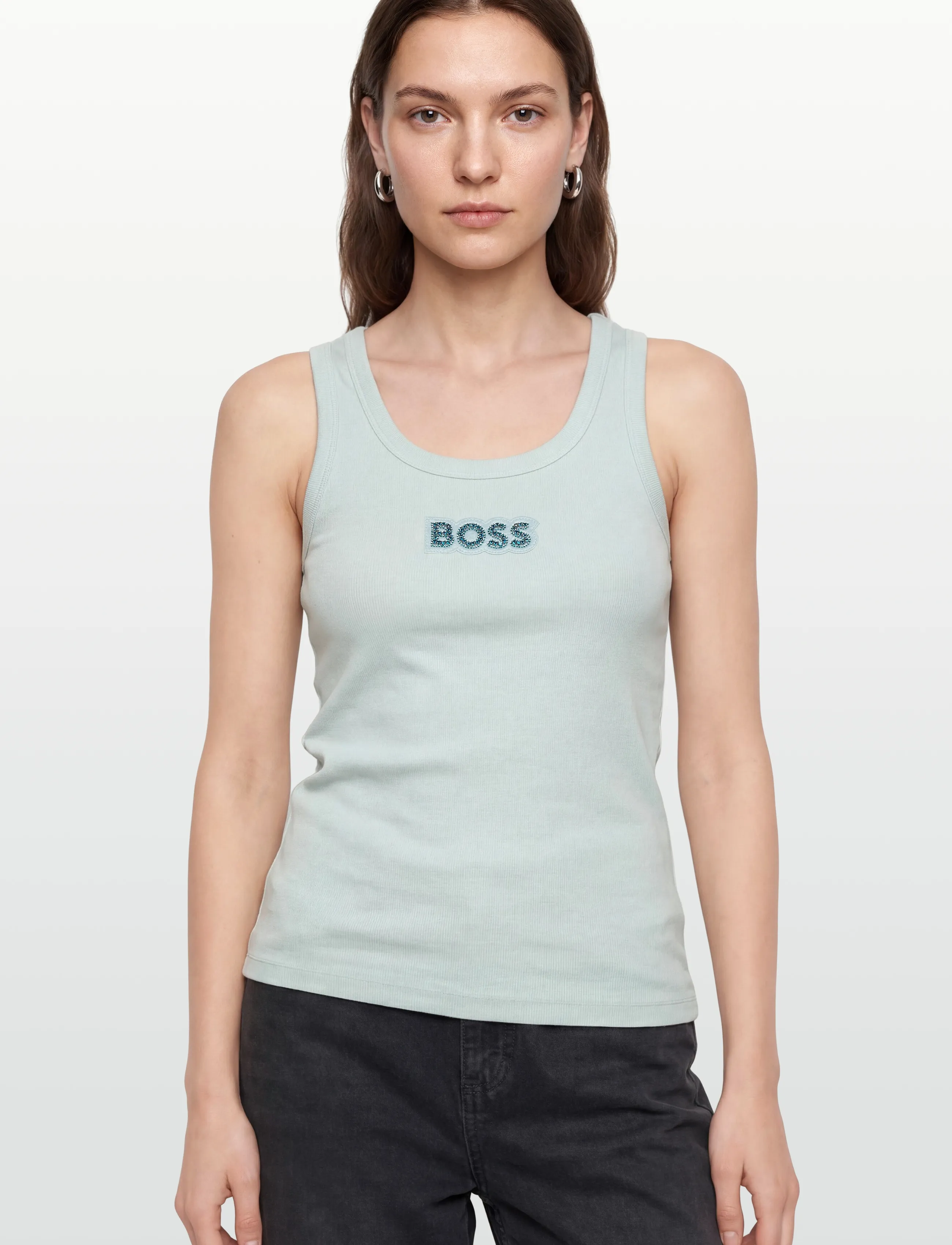 BOSS - C_Ematite2_stonebadg - Ærmeløse toppe - turquoise/aqua - 3