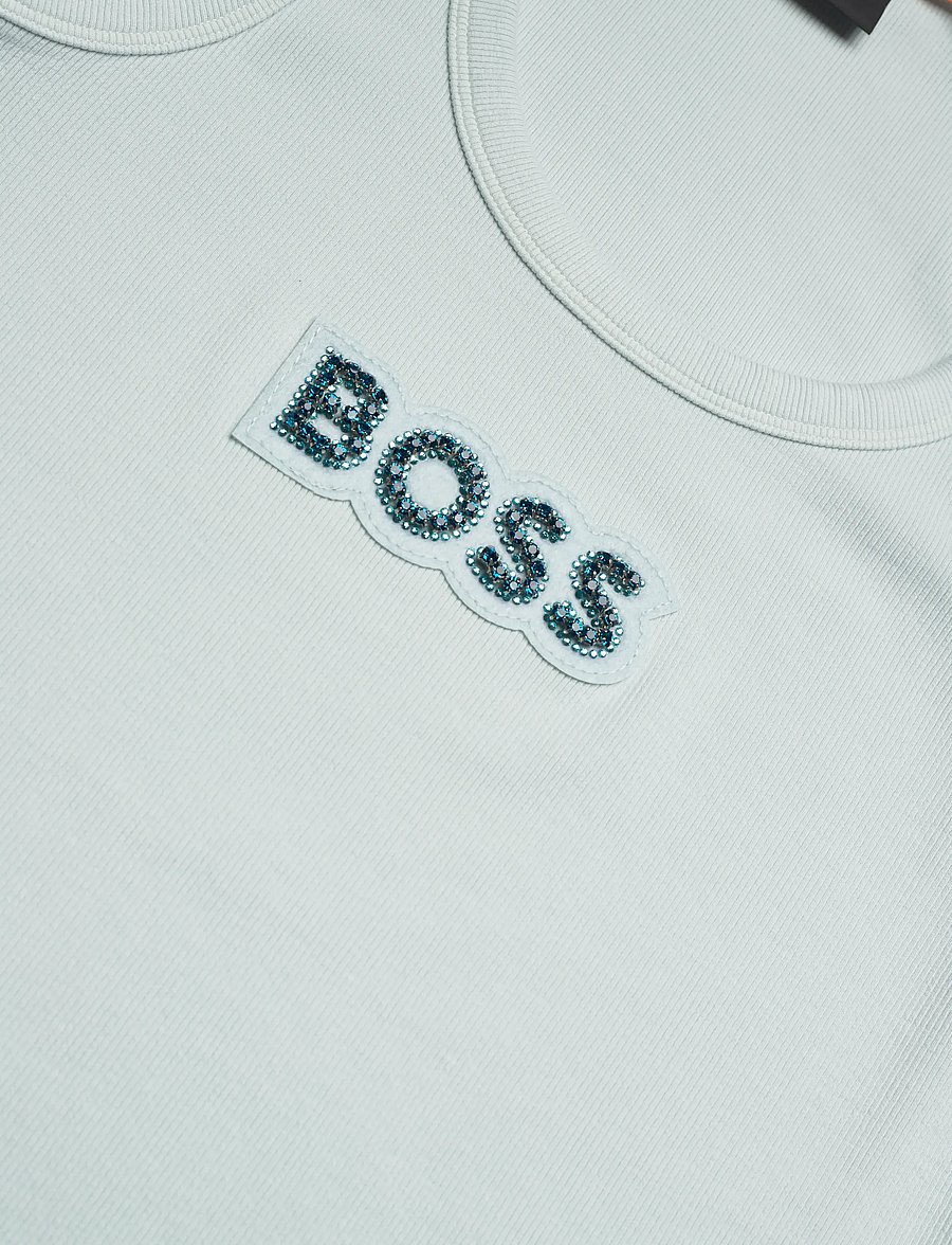 BOSS - C_Ematite2_stonebadg - varrukateta topid - turquoise/aqua - 5