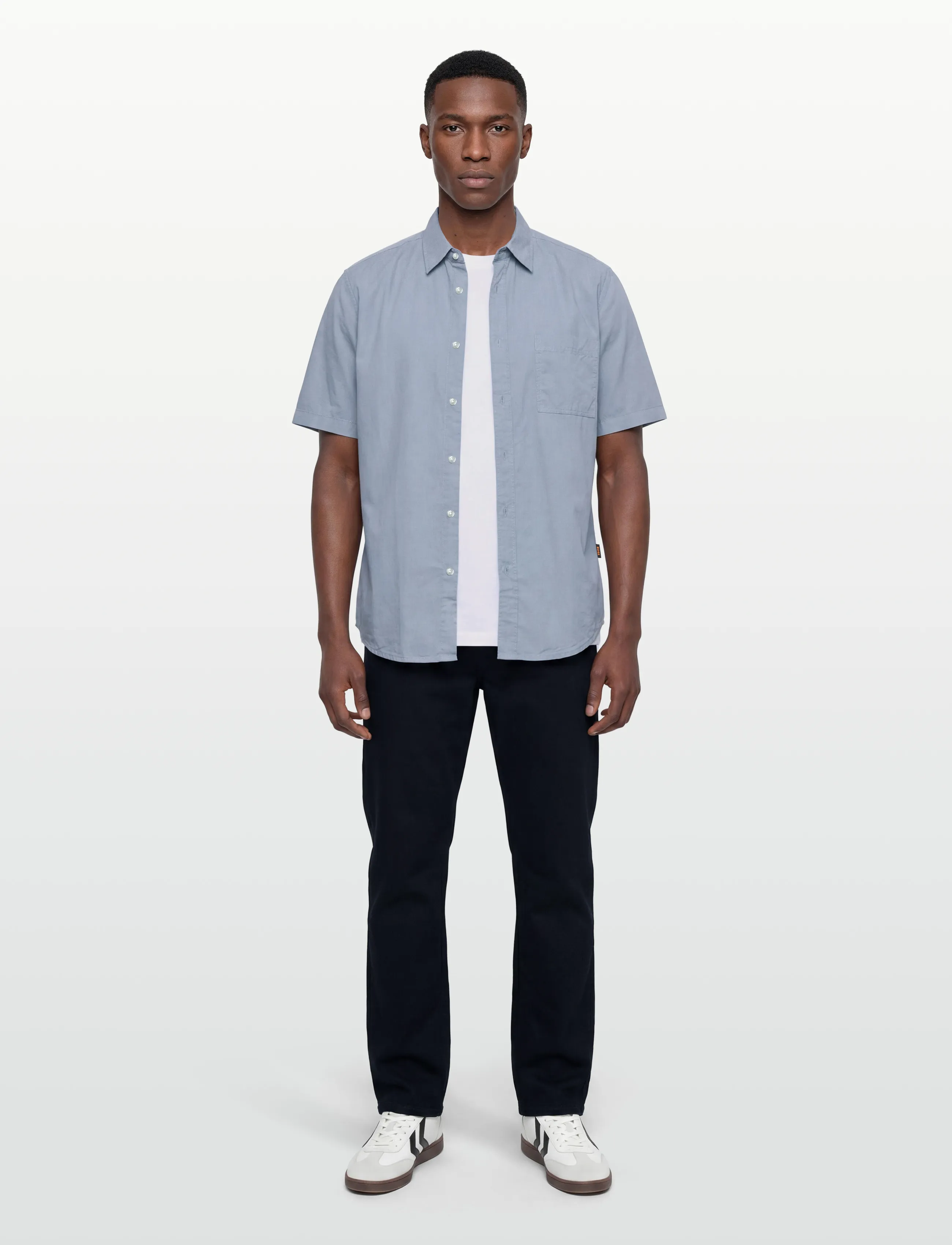 BOSS Relegant_6-Short_M, XXL, Shirts, Blau - Short-sleeved Männerswear